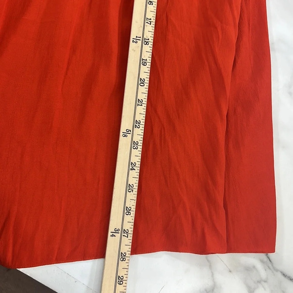 MLM LABEL Red Orange Maison Off Shoulder Dress Women’s XS Ruffle Revolve - Picture 10 of 14